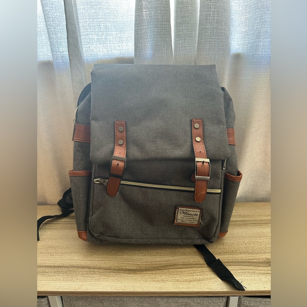 Mancio Slim Vintage Laptop Backpack